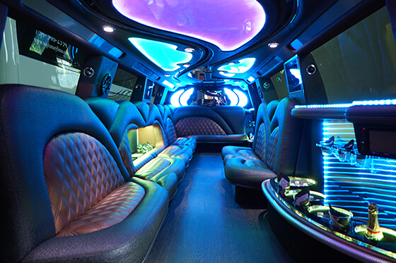 limousine with leather seats