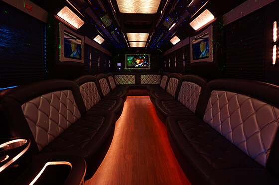 party bus for large and small groups
