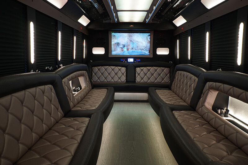 Excellent party buses interior